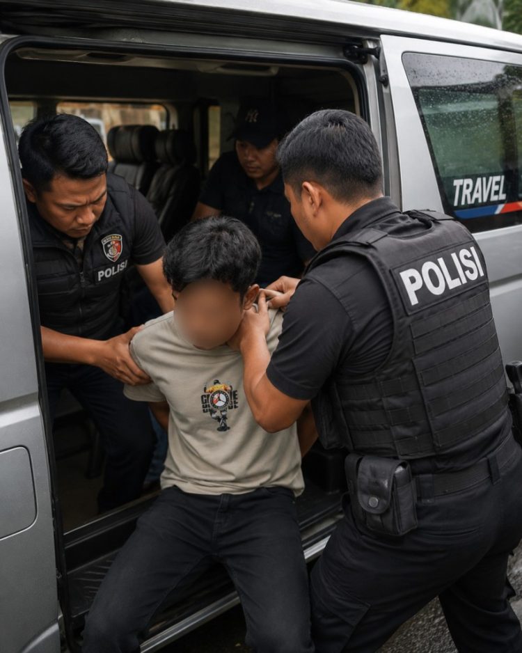 Cemburu Buta Berujung Pembacokan, Pelaku Ditangkap Polisi di Dalam Mobil Travel Menuju Kayu Agung