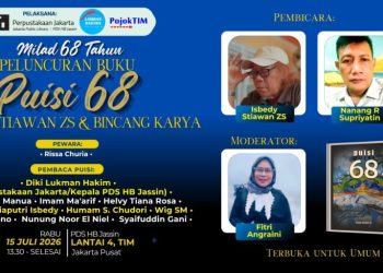 Deretan Penyair dan Budayawan Ramaikan Peluncuran Puisi 68 Karya Isbedy Stiawan ZS di PDS HB Jassin