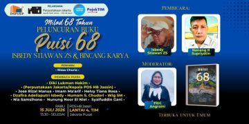Deretan Penyair dan Budayawan Ramaikan Peluncuran Puisi 68 Karya Isbedy Stiawan ZS di PDS HB Jassin