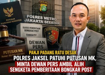 Putusan MK Disorot, Panji Padang Ratu Ingatkan Polres Jaksel Dahulukan Mekanisme UU Pers