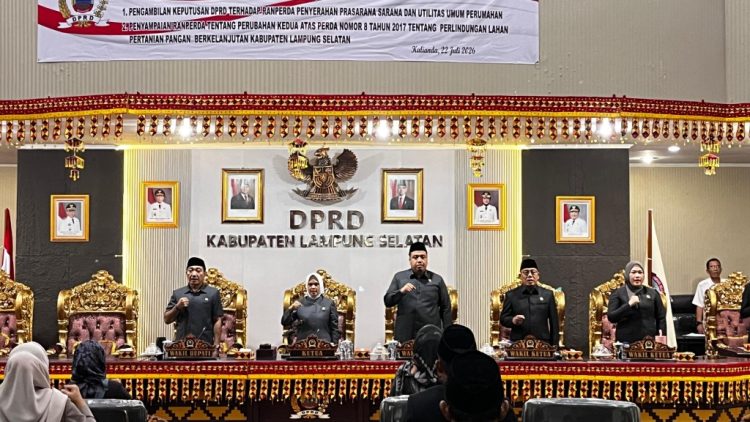 Ranperda PSU Perumahan Resmi Disetujui, Pengembang Wajib Serahkan Prasarana ke Pemkab Lampung Selatan