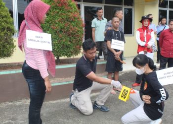 17 Adegan Rekonstruksi Kasus Pembunuhan Agnes Wulandari Digelar, Polisi Bongkar Detik-detik Tragis Penusukan