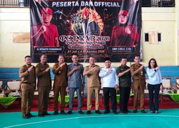 Bupati Riyanto Buka POPKAB Pringsewu, Cetak Atlet Muda Bermental Juara