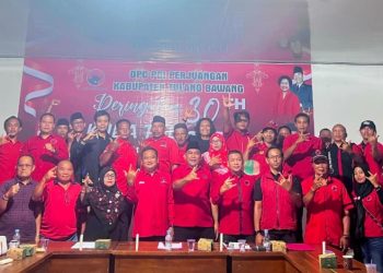 30 Tahun Kuda Tuli, DPC PDIP Tulang Bawang Ajak Kader Perkuat Soliditas