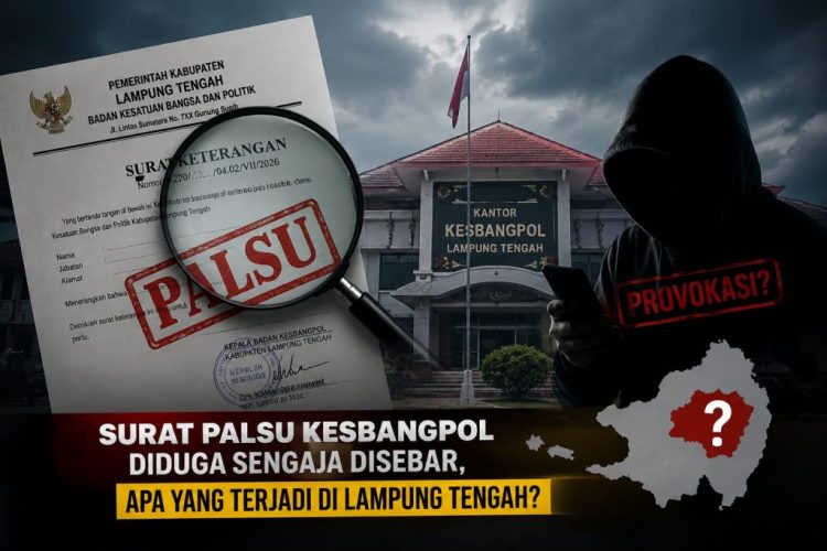 Heboh Surat Mengatasnamakan Kesbangpol Lamteng, Dugaan Pemalsuan Mengarah ke Skandal Baru