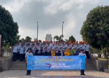 Ziarah Hari Bakti ke-79 TNI AU Berlangsung Khidmat, Laskar Lampung Indonesia Turut Ambil Bagian