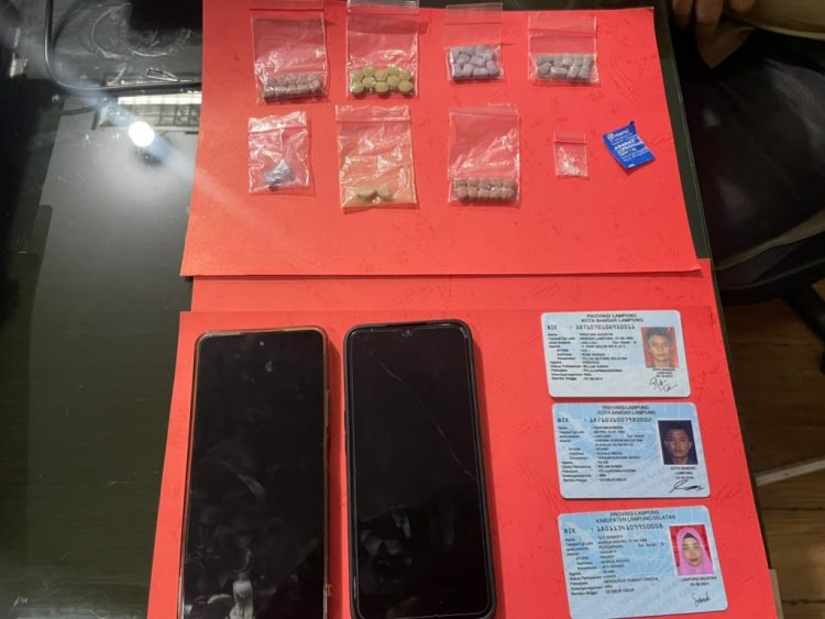 Polda Lampung Bongkar Pengedar Ekstasi, Polisi Telusuri Bandar dari Natar dan Tegineneng
