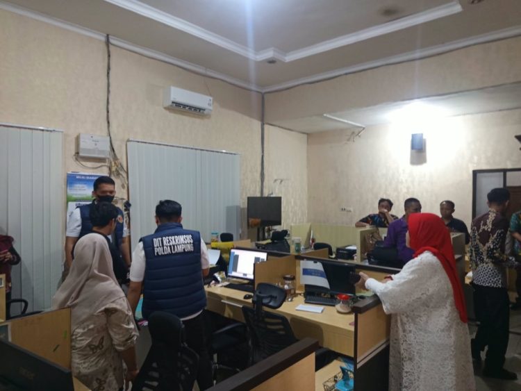 Kasus Honorer Fiktif Bergulir, Polda Lampung Geledah BKPSDM Metro
