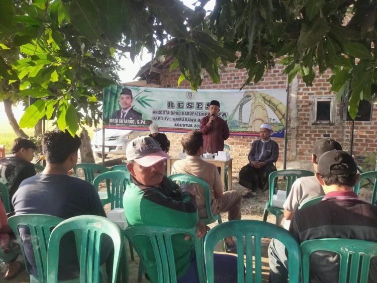 Reses Anggota DPRD Pringsewu, Warga Ambarawa Barat Minta Jalan Usaha Tani Diperlebar