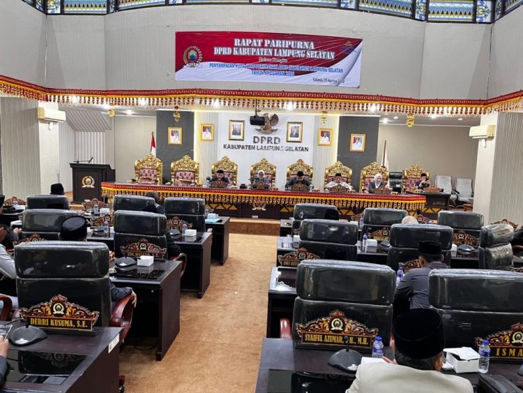 KUPA-PPAS Perubahan APBD 2026 Resmi Disampaikan di DPRD Lampung Selatan