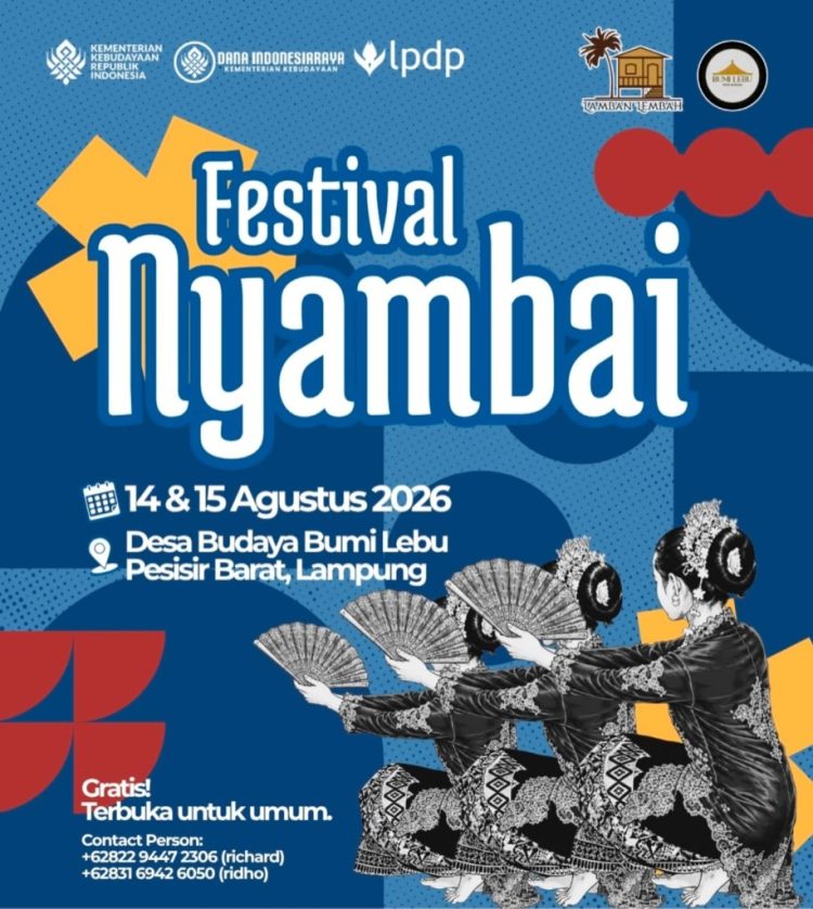 10 Marga se-Pesisir Barat Bakal Meriahkan Festival Nyambai 2026