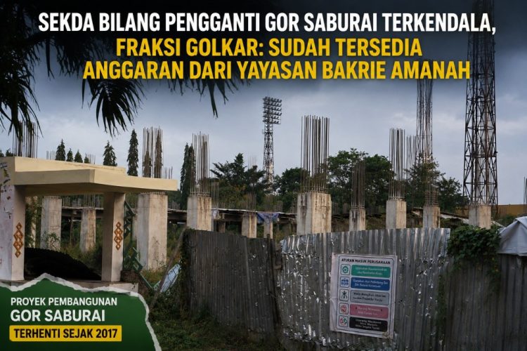 Teka-Teki Dana Pengganti GOR Saburai, Sekda Sebut Fiskal Terbatas Fraksi Golkar Punya Jawaban