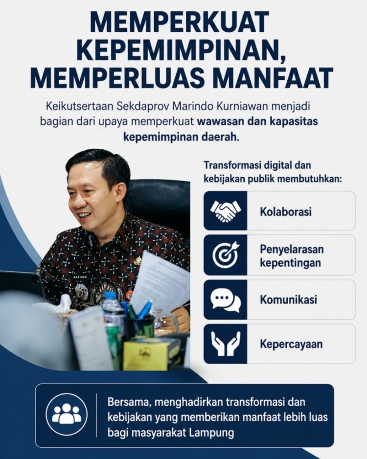 Perkuat Kepemimpinan Digital, Sekdaprov Marindo Dalami Strategi Ekonomi Digital dan Kebijakan Publik