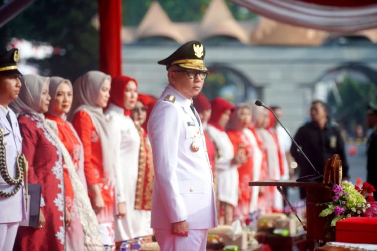 Gubernur Mirza Jadi Inspektur Upacara HUT ke-81 RI, Semangat Persatuan Menggema