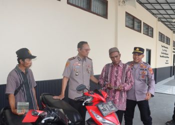 Dua Motor Hasil Curian Dikembalikan, Kapolres Lampung Selatan: Tidak Ada Biaya
