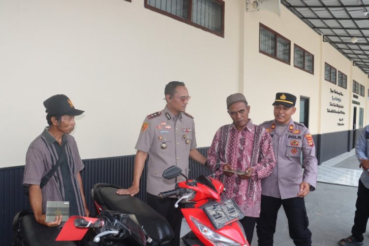 Dua Motor Hasil Curian Dikembalikan, Kapolres Lampung Selatan: Tidak Ada Biaya