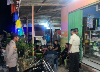 Cegah Gangguan Kamtibmas, Polres Lamsel Tingkatkan Patroli Bersama TNI dan Linmas