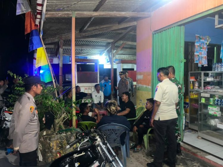 Cegah Gangguan Kamtibmas, Polres Lamsel Tingkatkan Patroli Bersama TNI dan Linmas