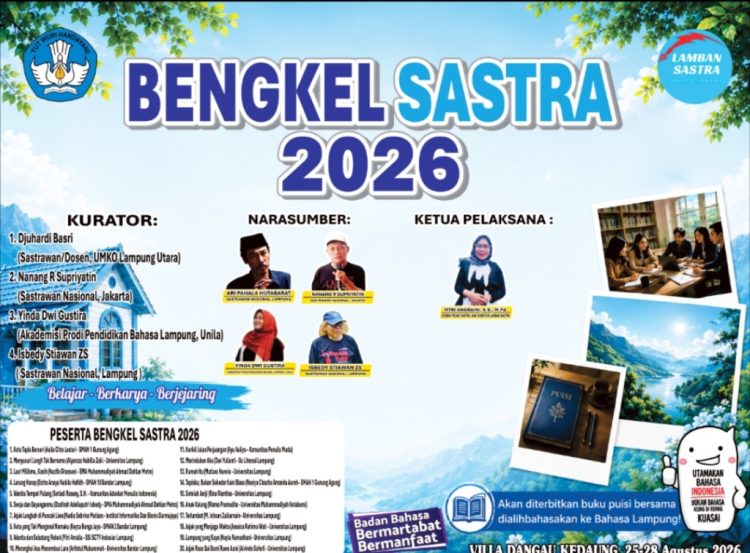 Asah Talenta Penulis Muda, Lamban Sastra Gelar Bengkel Sastra di Kemiling