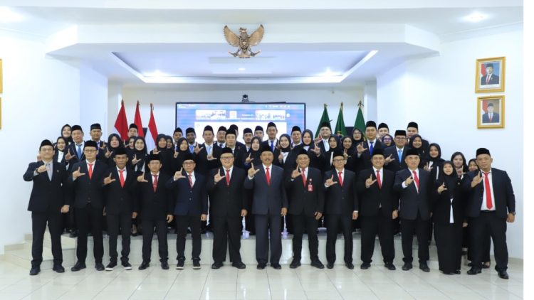 Pejabat Baru Dilantik, BPN Lampung Dorong Pelayanan Pertanahan Lebih Profesional