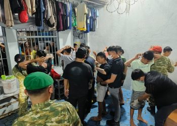 Lapas Kalianda Perketat Pengawasan, Razia Gabungan Sasar Blok Hunian WBP