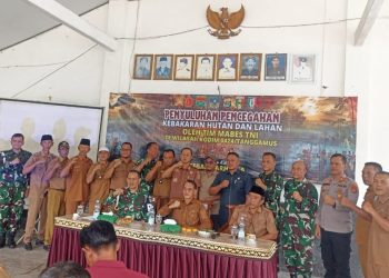 Cegah Karhutla Sebelum Terlambat, Mabes TNI Edukasi Warga Pringsewu