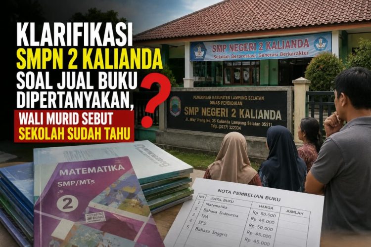 Polemik Buku Pelajaran SMPN 2 Kalianda, Sekolah Klaim Tak Tahu Ada Penjualan