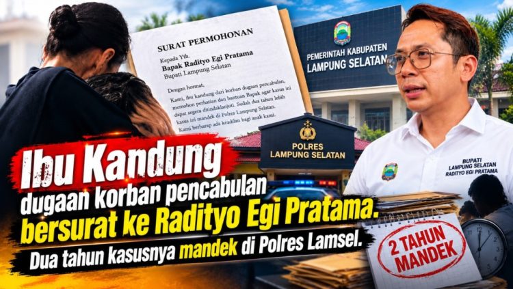 Ibu korban bersurat ke Bupati Egi, laporan dugaan pelecehan di Lampung Selatan disorot