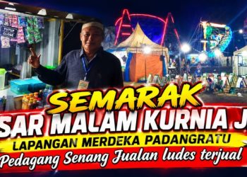 Pertama dalam Sejarah, Pasar Malam Hadir di Lapangan Merdeka Padang Ratu