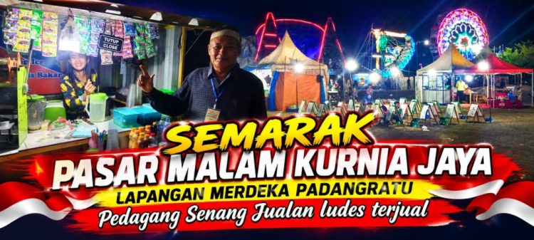 Pertama dalam Sejarah, Pasar Malam Hadir di Lapangan Merdeka Padang Ratu