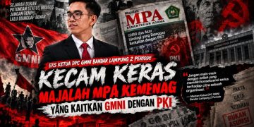 Eks Ketua GMNI Bandar Lampung Pertanyakan Dasar Sejarah Narasi di Majalah MPA