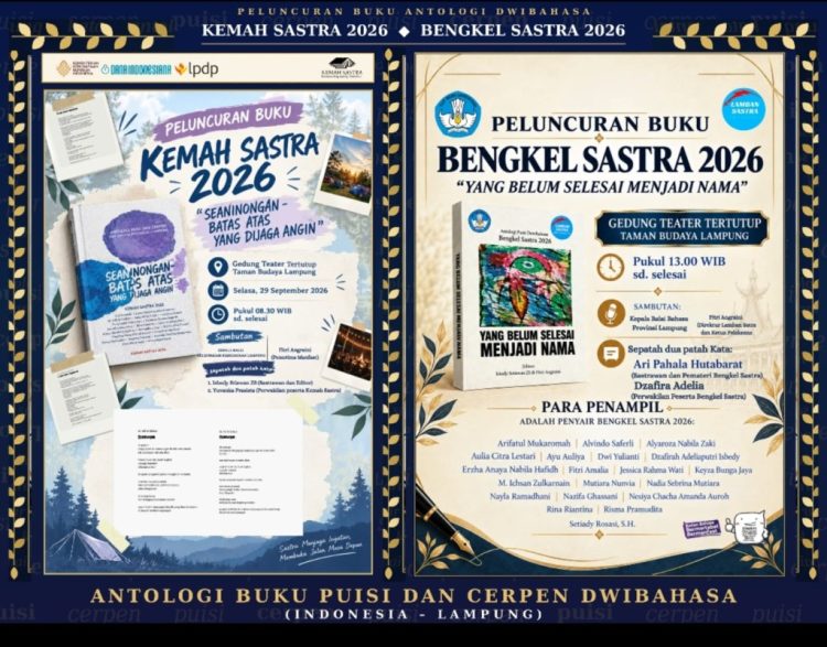 Dua Buku Sastra Dwibahasa Karya 40 Penulis Muda Segera Diluncurkan