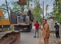 Tiga Hari Dikerjakan, Sodetan dan Box Culvert Jalan Azizi Sabah Balau Rampung