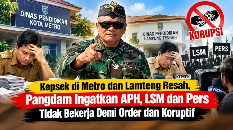 Dugaan Intimidasi terhadap Kepsek Mencuat, Pangdam Soroti Oknum APH, LSM dan Pers
