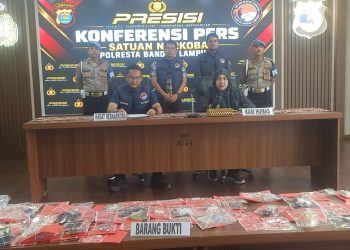Sukaraja dan Bumi Waras Catat Pengungkapan Narkoba Terbanyak di Tingkat Kelurahan