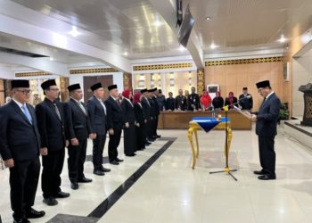 Rotasi Birokrasi Lampung Utara, 10 Pejabat Eselon II Tempati Jabatan Baru