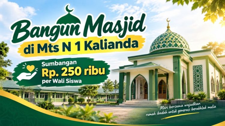 Nominal dan Tenggat Sumbangan Masjid MTsN 1 Kalianda Dipersoalkan
