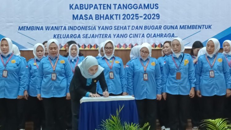 Afrida Susanti Pimpin PERWOSI Tanggamus, Fokus Tingkatkan Olahraga Perempuan