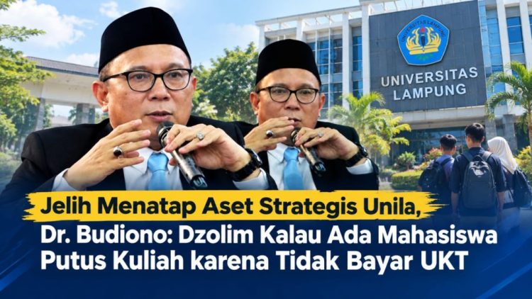 Dr. Budiono Soroti Aset Strategis Unila di Sukadanaham, Bidik Pendapatan di Luar UKT