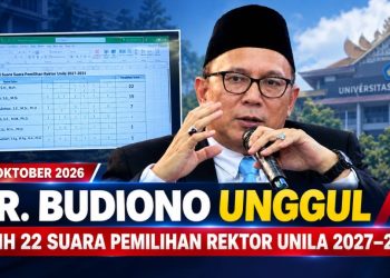 22 Suara untuk Dr. Budiono, Begini Hasil Pemungutan Suara Calon Rektor Unila