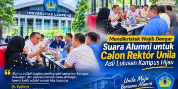 Satu-Satunya Alumni Unila di Bursa Calon Rektor, Dr. Budiono Dapat Dukungan Gino Vannolie