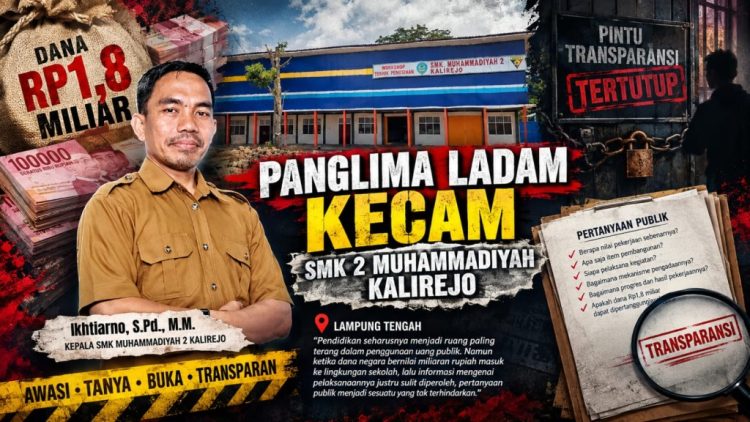 Pintu Informasi Dipertanyakan, LADAM Soroti Penggunaan Dana Rp1,8 Miliar di SMK 2 Muhammadiyah