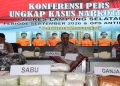 79,2 Kg Sabu Disita, Polres Lampung Selatan Ungkap 27 Kasus Narkotika