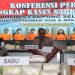 79,2 Kg Sabu Disita, Polres Lampung Selatan Ungkap 27 Kasus Narkotika