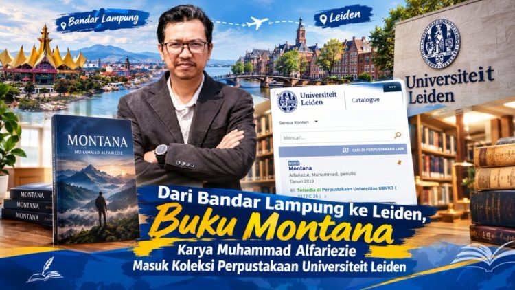 Montana Tembus Leiden, Karya Penyair Bandar Lampung Muhammad Alfariezie Masuk Perpustakaan Universiteit Leiden