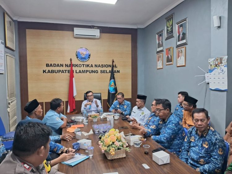 BNNK Lampung Selatan Gandeng Lintas Sektor Wujudkan Desa Bersih dari Narkoba