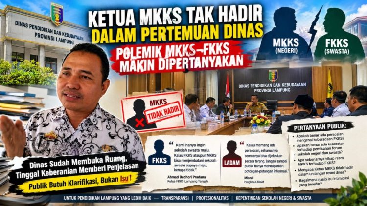 Polemik MKKS–FKKS Lampung Tengah Memanas, Ketidakhadiran Ketua MKKS Jadi Tanda Tanya