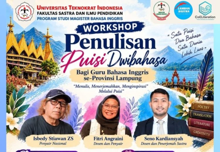 Kesempatan Guru Bahasa Inggris di Lampung, Puisi Berpeluang Terbit dalam Antologi